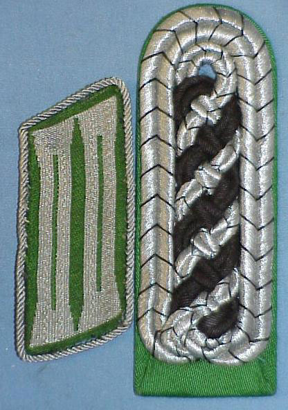 Police Schutzpolizei Meister Shoulder Board and Collar Tab Set