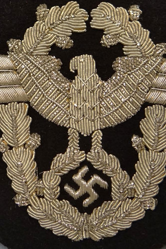 Fire Police Officers Bullion Wire Sleeve Eagle