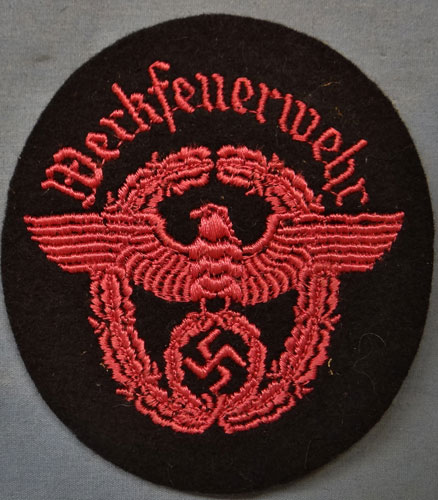 Werkfeuerwehr "Factory Fire Service" Sleeve Eagle