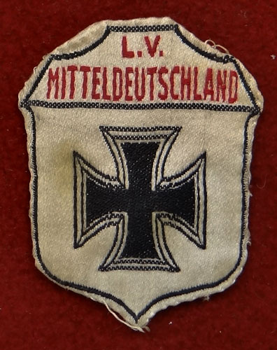 Stahlhelm "L.V. Mitteldeutschland" District Arm Badge