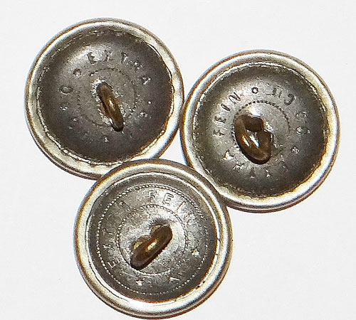 N.S.B.O. Silver Tunic Buttons