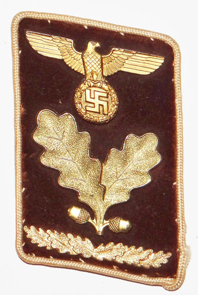 Kreisleitung Level 1939/45 Political Leader "Oberbereichsleiter" Collar Tab