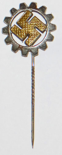 Gold Swastika DAF Membership Stick Pin