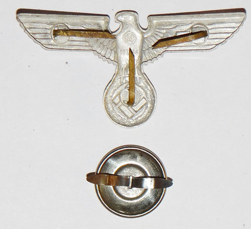 SA 2nd Pattern Silver Eagle for Kepi with Cap Button