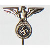 Early 1st Pattern National Eagle & Swastika Stick Pin