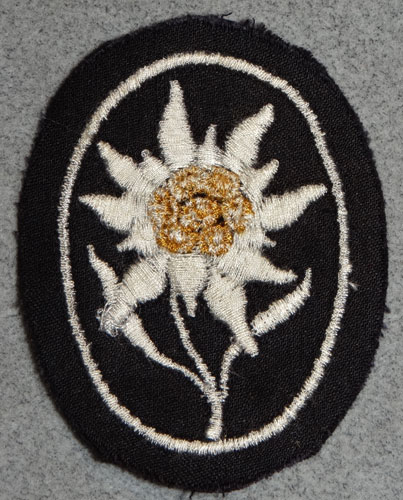 WSS Mountain Troops Sleeve Edelweiss