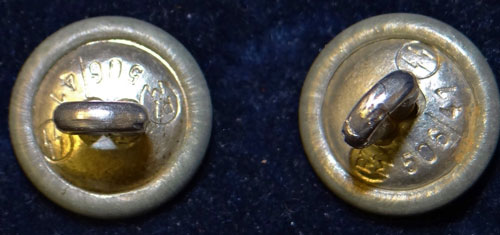 SS Marked M43 Field Cap Buttons