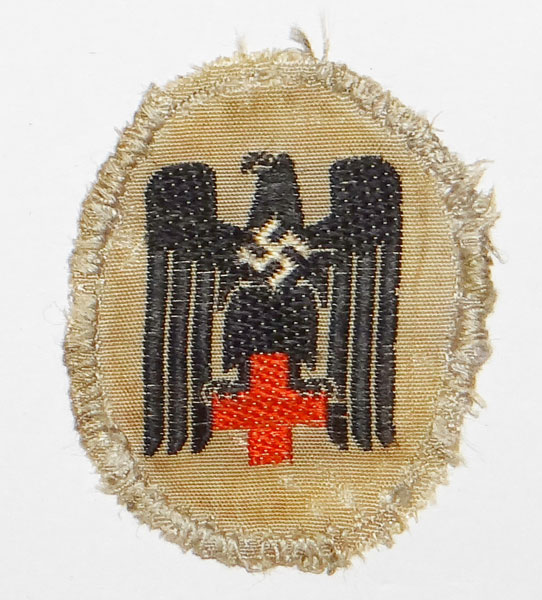 2nd Pattern Red Cross Cloth Cap Insignia