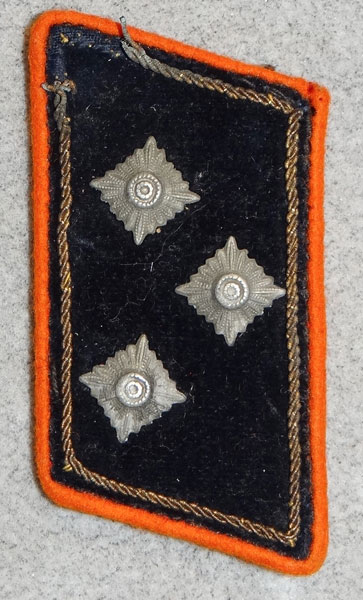 German Reichspost Officials Collar Tab