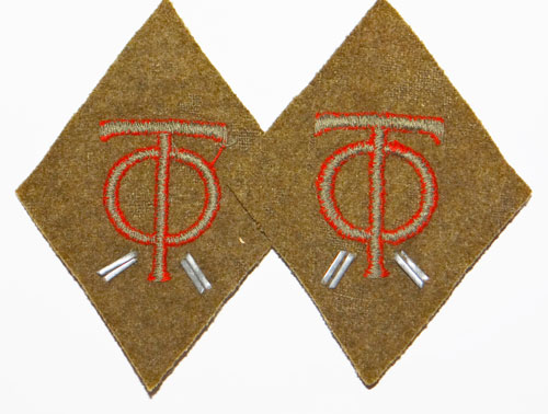 ORG. TODT Collar Tabs