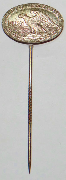 DLRG SILVER "Leistungsschein" Stick Pin Badge