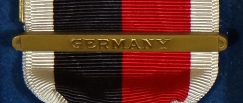 Boxed WW II "Army of Occupation" Medal with Germany Bar