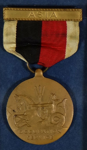 Boxed "U.S.M.C. Occupation Medal" with ASIA Bar