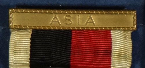 Boxed "U.S.M.C. Occupation Medal" with ASIA Bar