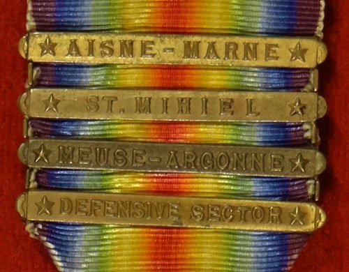 WW I "Victory" Medal with Four Bars