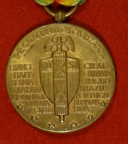 WW I "Victory" Medal with Four Bars