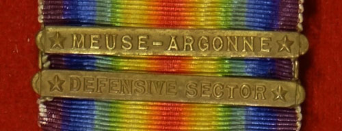 WW I "Victory" Medal with Two Bars