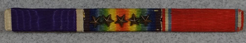 WW I Ribbon Bar with Three Awards