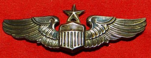 3" Inch Clutch Back "Senior Pilot" Wing