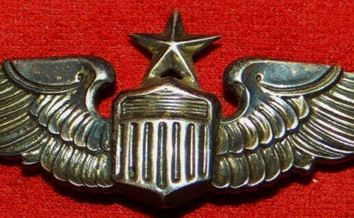 3" Inch Clutch Back "Senior Pilot" Wing