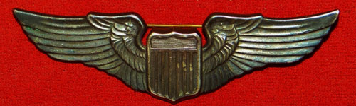 WW II "Juarez" 3 Inch Pin Back Pilot Wing