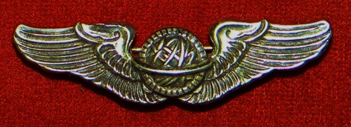 WW II "Navigator" 2 inch Pin Back Wing by N.S. Meyer