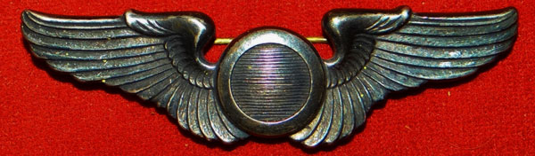 WW II "Combat Observer & Aircraft Observer" 3 inch Pin Back Wing