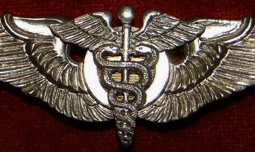 WW II 1944 "Flight Surgeon" 3 inch Pin Back Wing