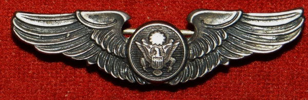 WW II "Aircrew" 2 inch Pin Back Wing by "AMICO"