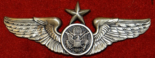 1950-60's Period Sterling "Senior Aircrew" 3 inch Clutch Back Wing by "Meyer"