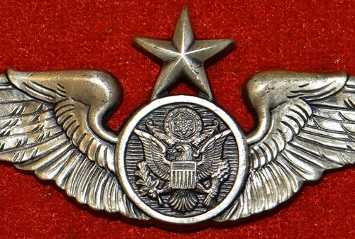 1950-60's Period Sterling "Senior Aircrew" 3 inch Clutch Back Wing by "Meyer"