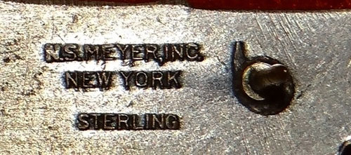 1950-60's Period Sterling "Senior Aircrew" 3 inch Clutch Back Wing by "Meyer"