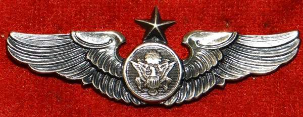 1950-60's Period Sterling "Senior Aircrew" 2 inch Clutch Back Wing