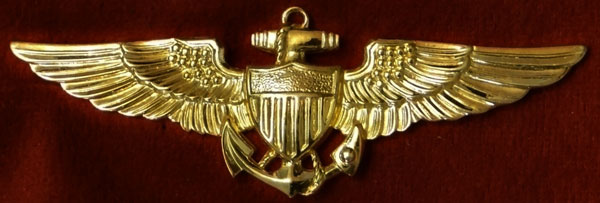 U.S. Navy Full Size Gold Clutch Back "Pilot" Wing