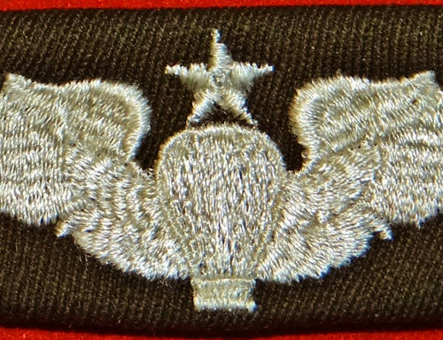 WW II Cloth 3 inch "Senior Balloon Pilot" Wing