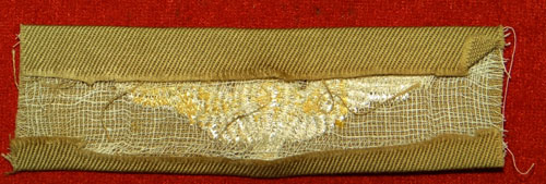 WW II Cloth 3 inch "Balloon Pilot" Wing