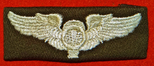 WW II Cloth 3 inch "Balloon Observer" Wing