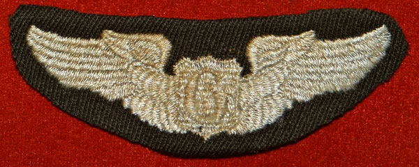 WW II Cloth 3 inch "GLIDER PILOT" Wing