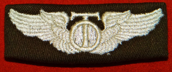 WW II Cloth 3 inch "TECHNICAL OBSERVER" Wing