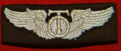 WW II Cloth 3 inch "TECHNICAL OBSERVER" Wing