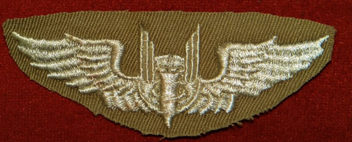 WW II Cloth 3 inch "AERIAL GUNNER" Wing