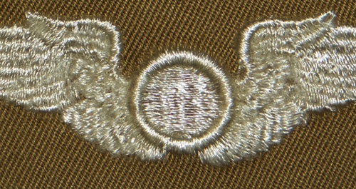 WW II Cloth 3 inch "OBSERVER" Wing