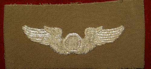 WW II Cloth 3 inch "OBSERVER" Wing