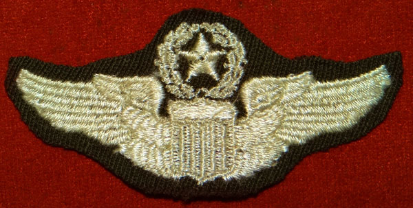 WW II Cloth 3 inch "COMMAND PILOT" Wing