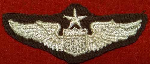 WW II Cloth 3 inch "SENIOR PILOT" Wing