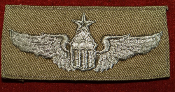 WW II Cloth 3 inch "SENIOR PILOT" Wing