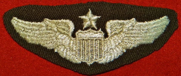 WW II Cloth 3 inch "SENIOR PILOT" Wing