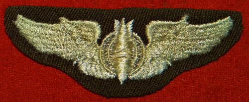 WW II Cloth 3 inch "BOMBARDIER" Wing