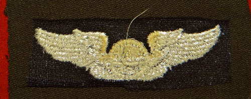 WW II Cloth 3 inch "NAVIGATOR" Wing