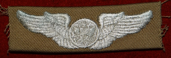 WW II Cloth 3 inch "AIRCREW" Wing